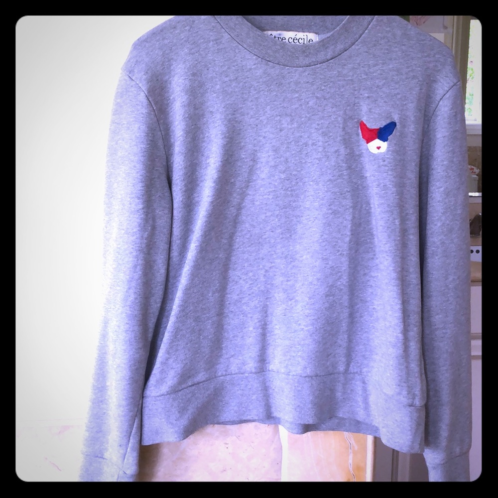 Etre cecile gray sweatshirt